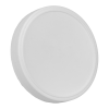 89mm White Polypropylene Fine Ribbed Lid